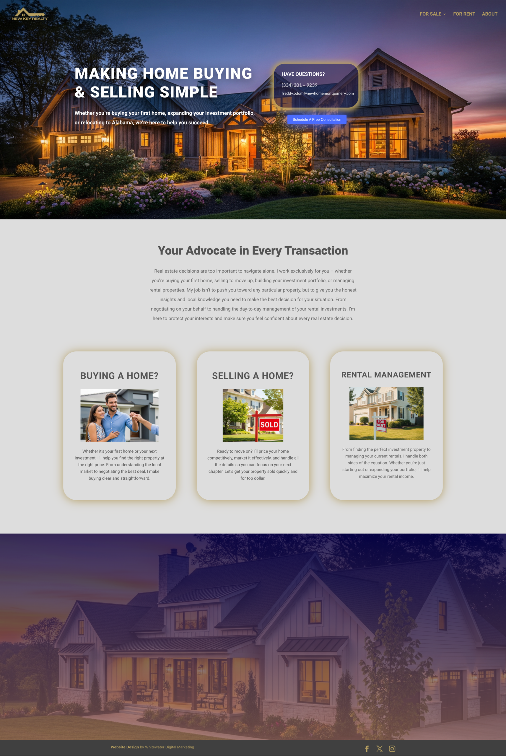 New Key Realty website by Whitewater Digital Marketing