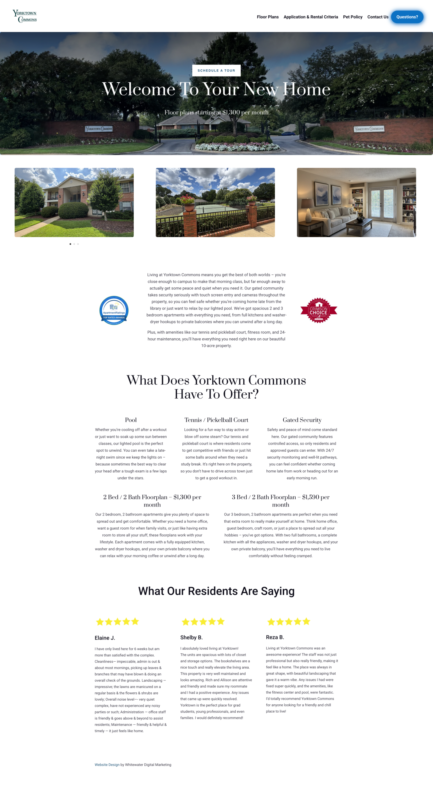 Yorktown Commons website